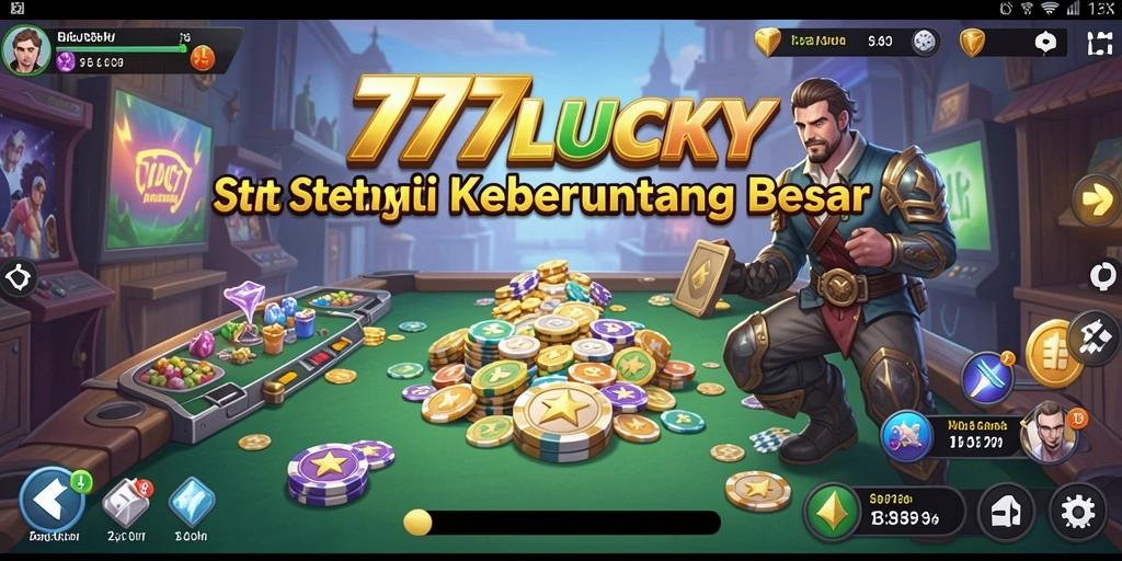 Screenshot gameplay <strong>777LUCKY</strong> yang menunjukkan taktik seru dan strategi bertarung.