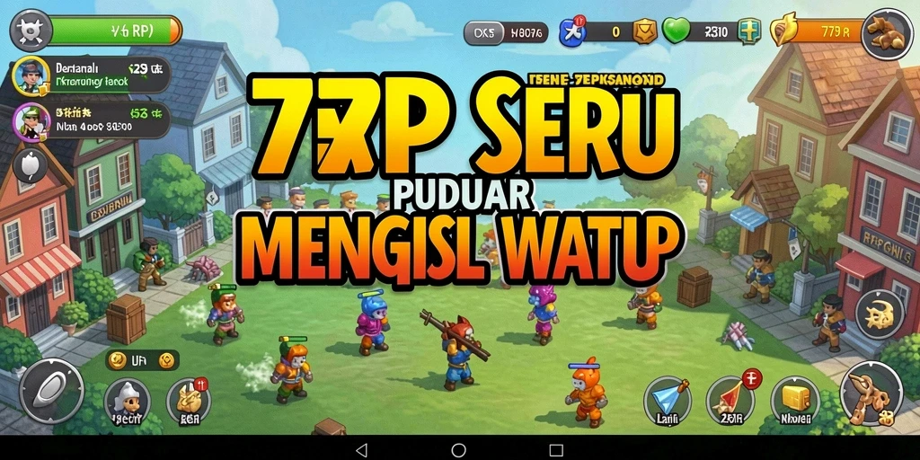 Tampilan gameplay Idle yang menarik dan santai dari 77RP.