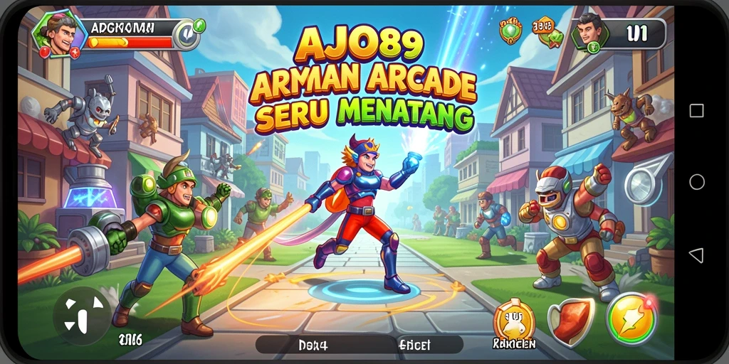 Tampilan gameplay AJO89 yang penuh aksi dan tantangan seru.