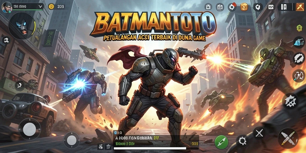 Tampilan menegangkan gameplay BATMANTOTO dengan aksi seru.