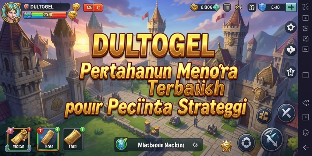 Gameplay menegangkan DULTOGEL dalam melawan gelombang musuh.