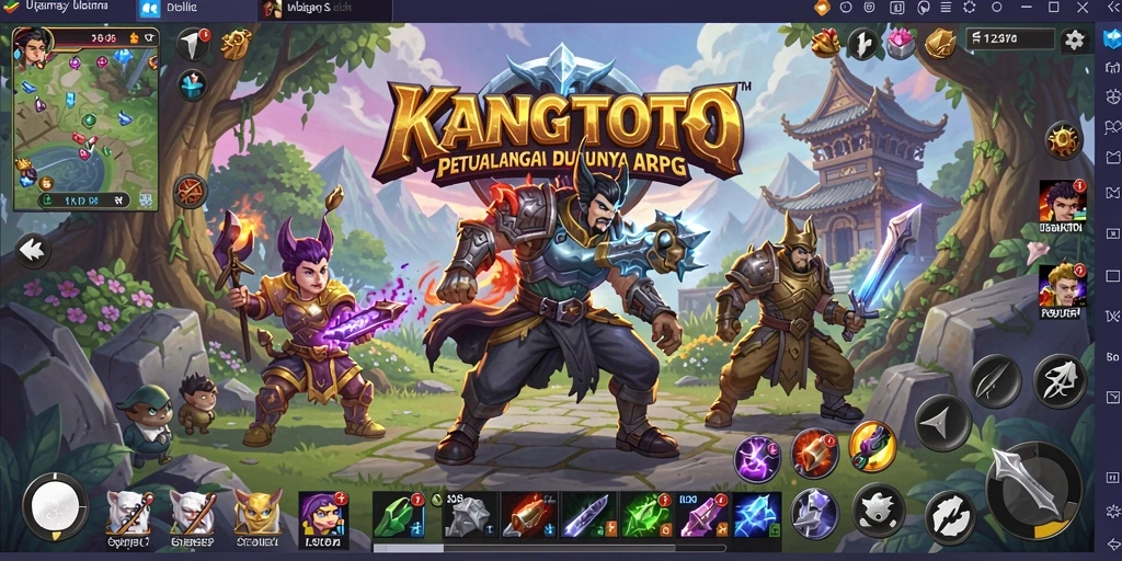 Tampilan gameplay seru KANGTOTO dalam dunia ARPG yang penuh petualangan.