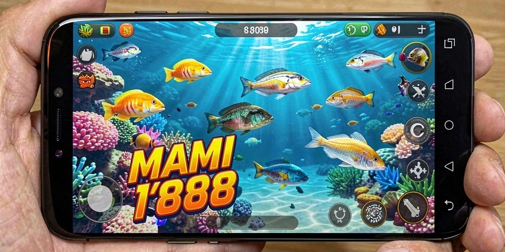 Tangkapan aksi gameplay Tembak Ikan yang seru.