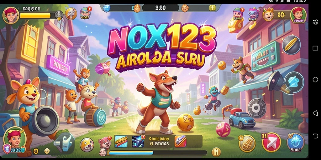 Tangkapan layar gameplay NOX123 yang seru dan penuh aksi.
