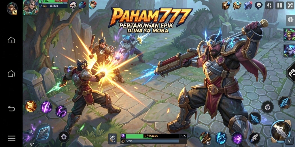 Gameplay seru dan pertarungan intens dalam PAHAM777