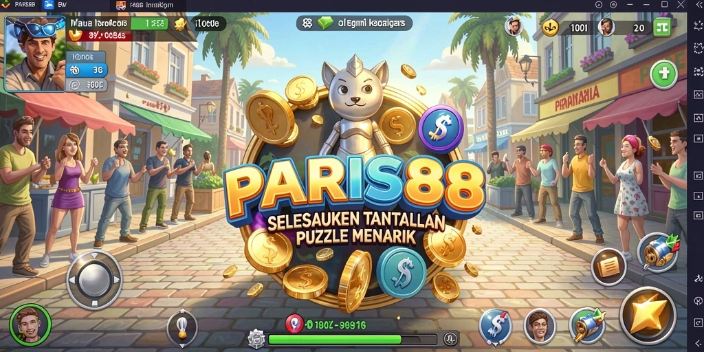 Gameplay seru di PARIS88 dengan berbagai tantangan puzzle.