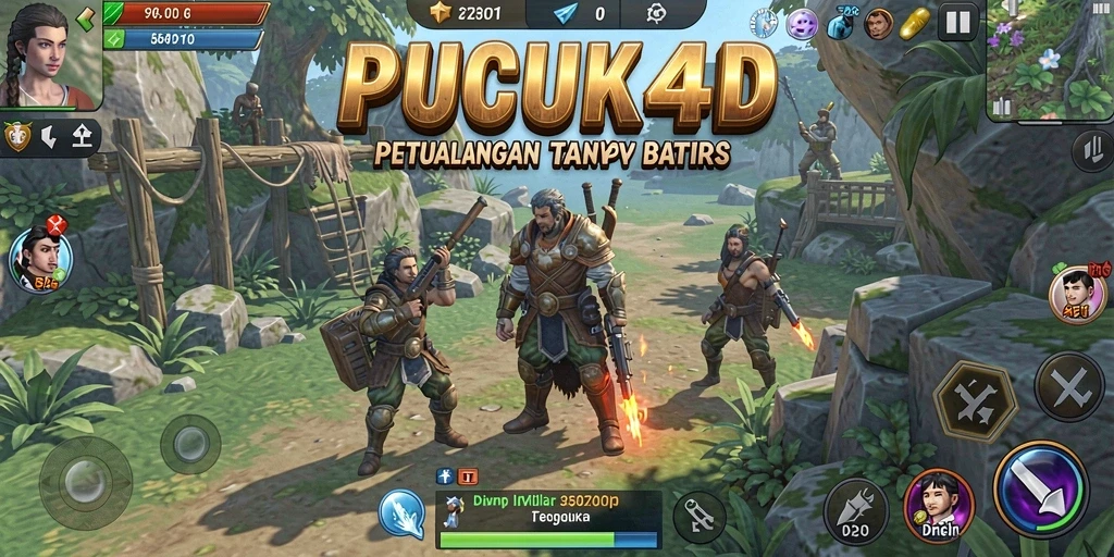 Gameplay PUCUK4D menunjukkan eksplorasi dunia yang menakjubkan.