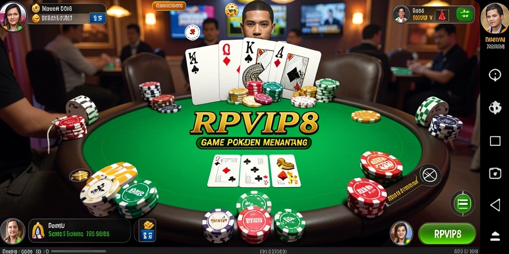 Tampilan gameplay RPVIP8 yang menarik dan penuh aksi poker.
