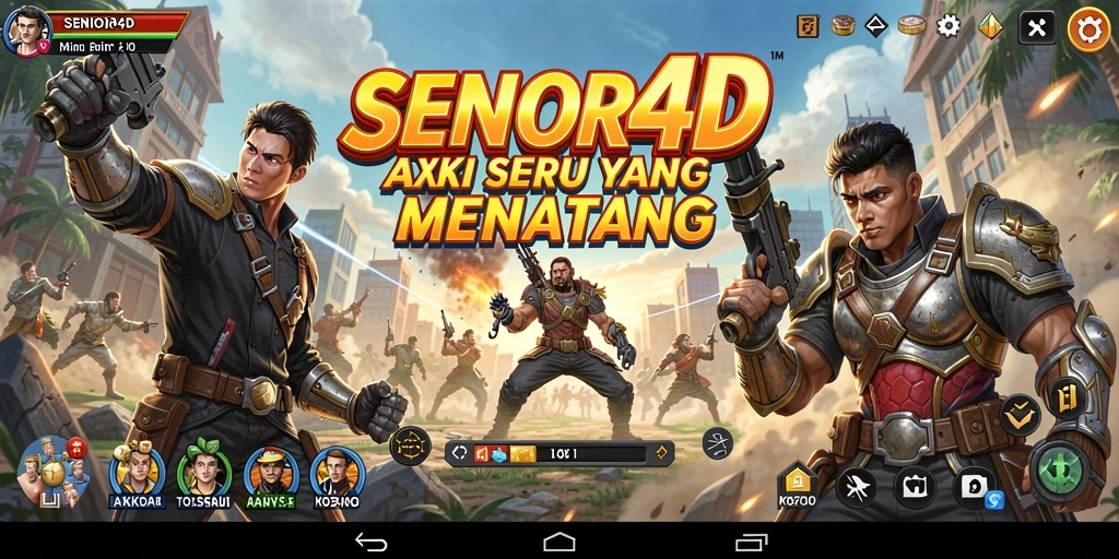 Gameplay SENIOR4D yang mendebarkan dan penuh tantangan.