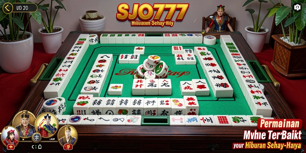 Screenshot gameplay SJO777 menampilkan keseruan bermain Mahjong.