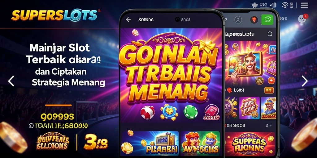 Tampilan menarik dengan berbagai mesin slot di SUPERSLOTS.
