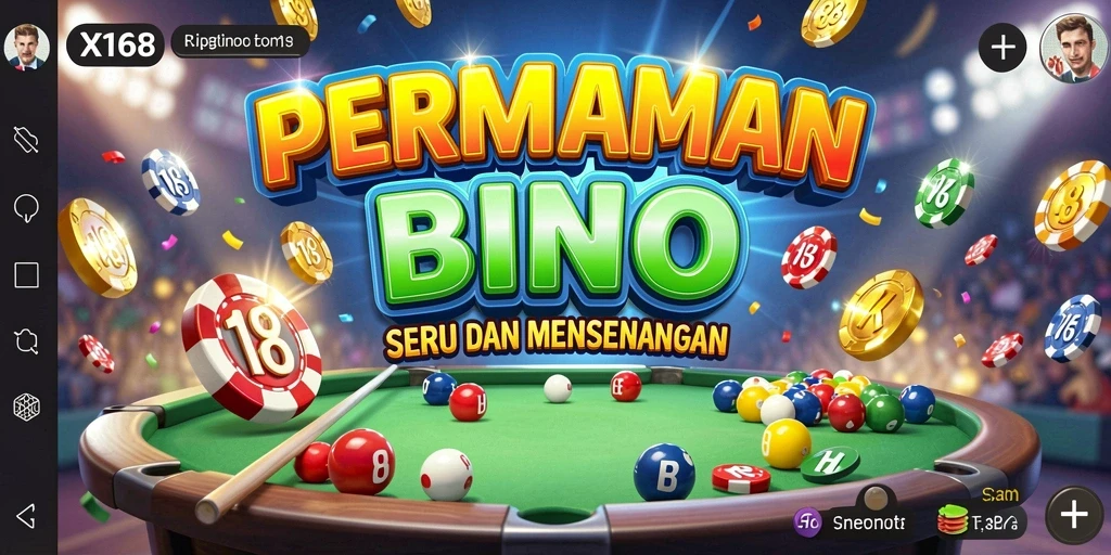 Tampilan gameplay Bingo yang seru dan interaktif di X168.